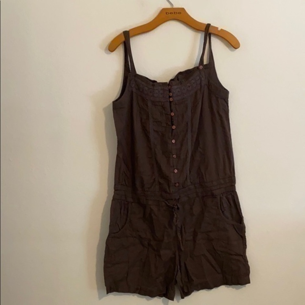 ANDREW & CO BROWN ROMPER SIZE 4